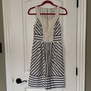 Anthropologie Maeve Stripe Dress size 0
